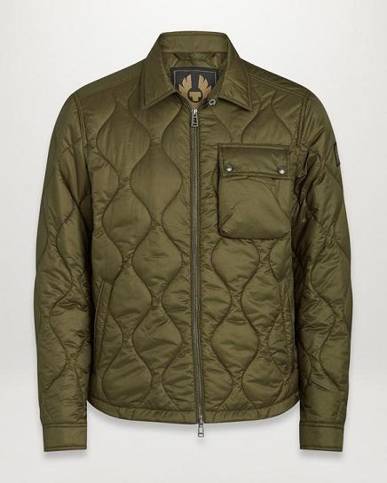 Doudoune Belstaff Homme Wayfare Vert Nylon France FQ1594832